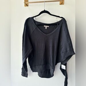 NWT FREE PEOPLE gray small Santa Clara thermal. Msrp78